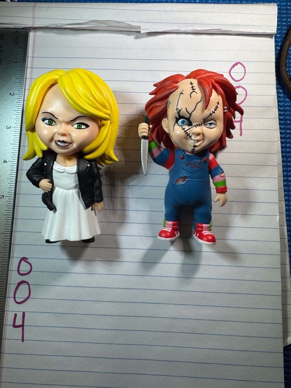 CultureFly Chucky and Tiffany Vinyl Figure Set 4.5 Inch Horror Collectible